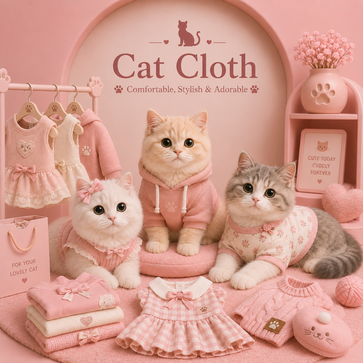 Cat Cloth Random