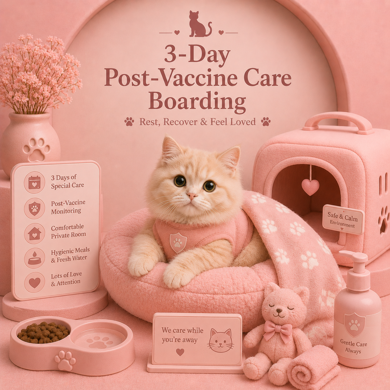 3-Day Post-Vaccine Care Boarding